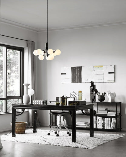Aurora Glass Sphere Cluster Chandelier