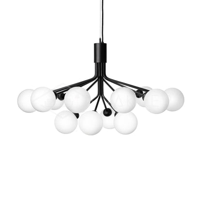Aurora Glass Sphere Cluster Chandelier