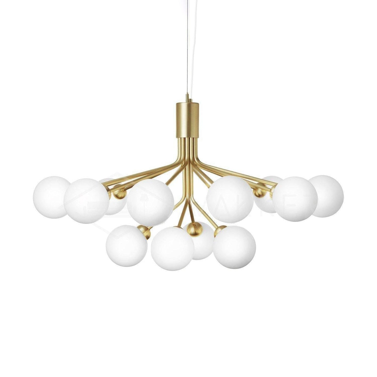 Aurora Glass Sphere Cluster Chandelier
