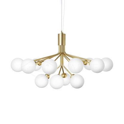 Aurora Glass Sphere Cluster Chandelier