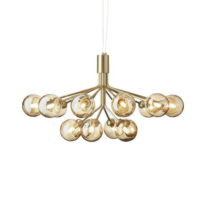 Aurora Glass Sphere Cluster Chandelier