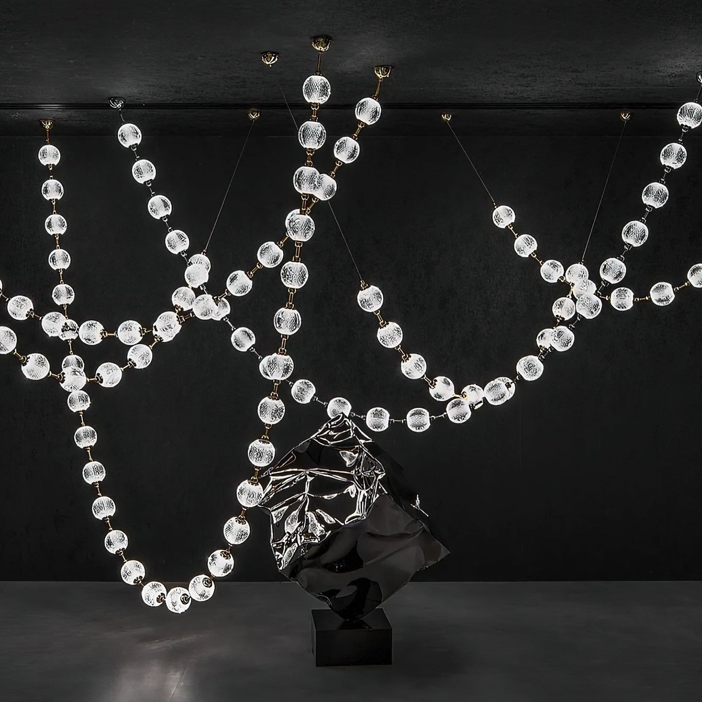 Celestial Strand Necklace Chandelier