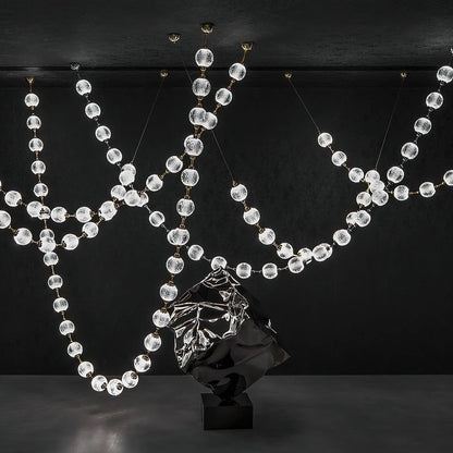 Celestial Strand Necklace Chandelier