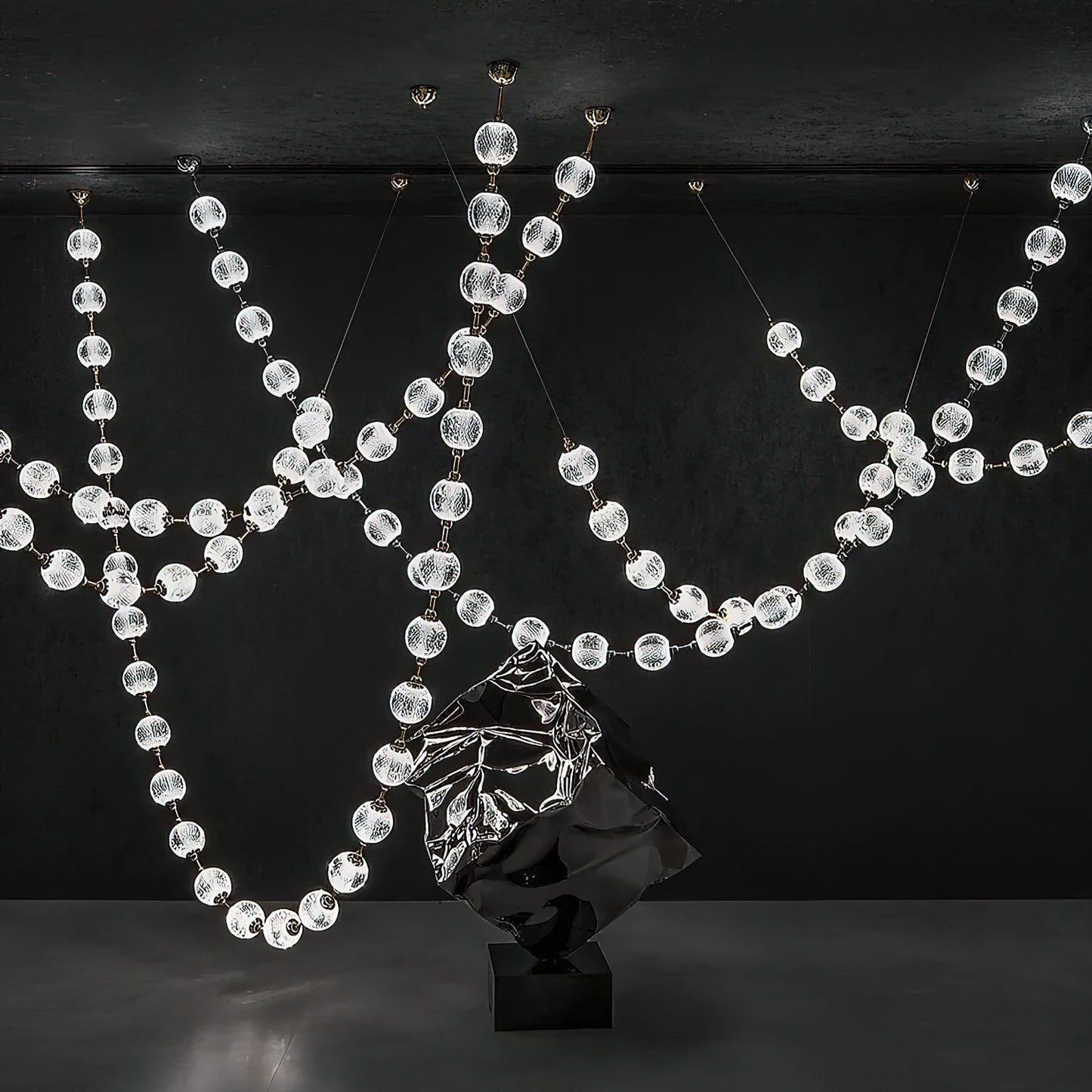 Celestial Strand Necklace Chandelier