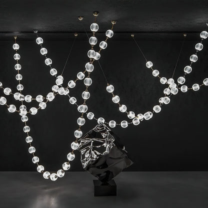 Celestial Strand Necklace Chandelier