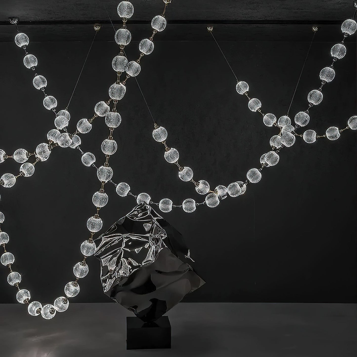 Celestial Strand Necklace Chandelier