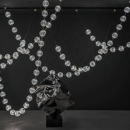 Celestial Strand Necklace Chandelier