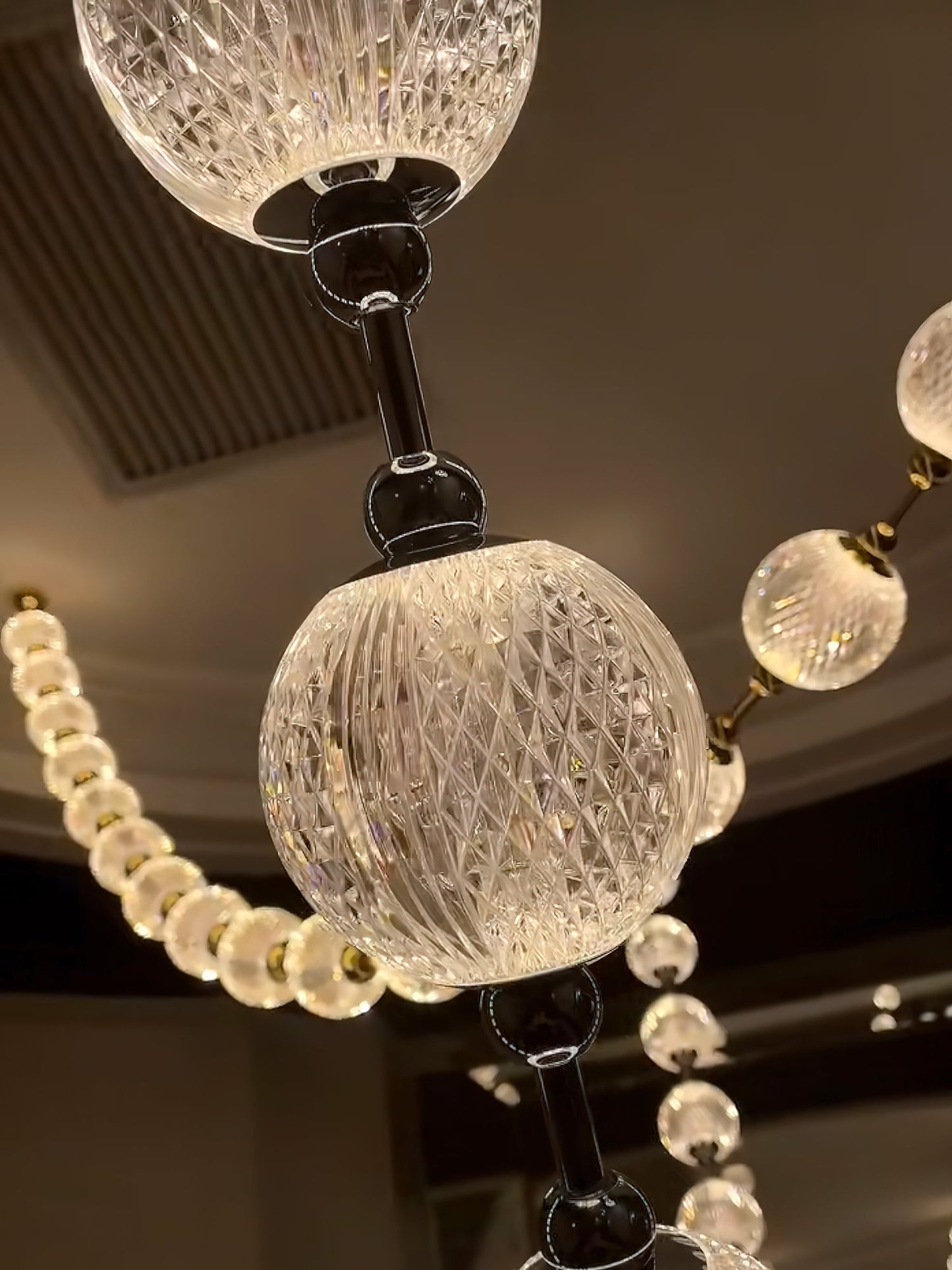 Celestial Strand Necklace Chandelier