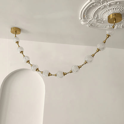 Celestial Strand Necklace Chandelier
