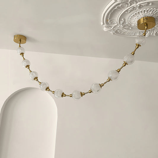 Celestial Strand Necklace Chandelier