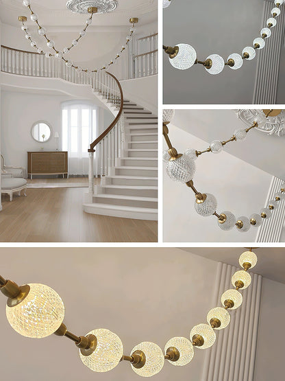 Celestial Strand Necklace Chandelier