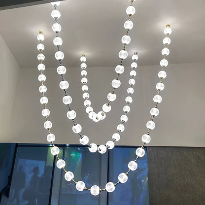 Celestial Strand Necklace Chandelier