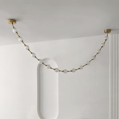 Celestial Strand Necklace Chandelier