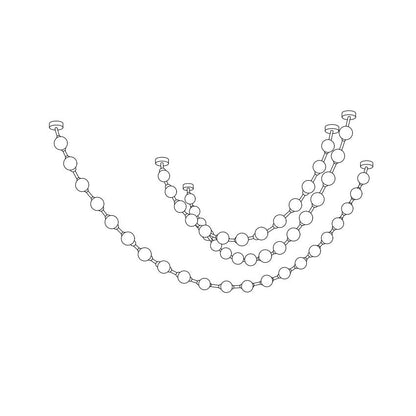 Celestial Strand Necklace Chandelier