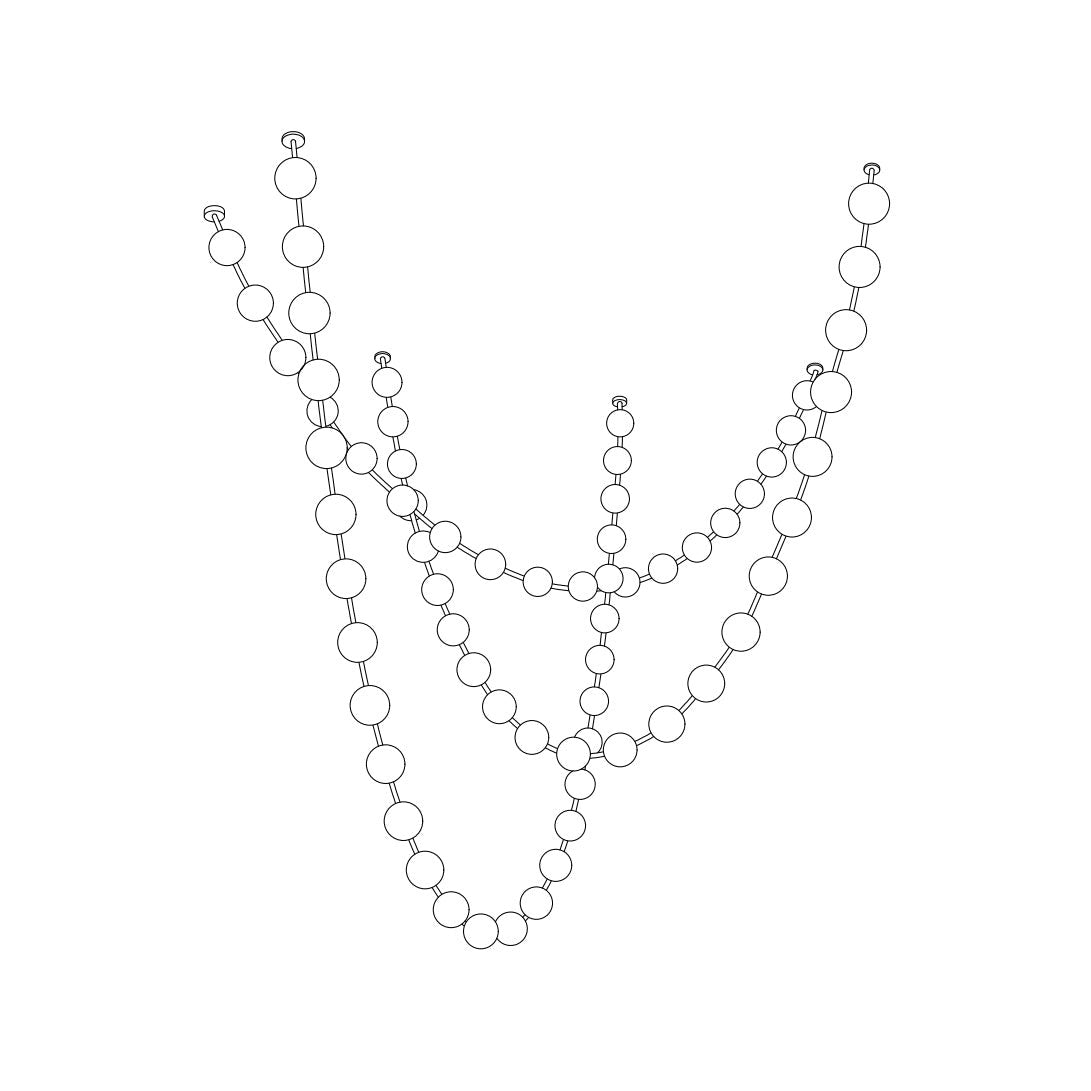 Celestial Strand Necklace Chandelier