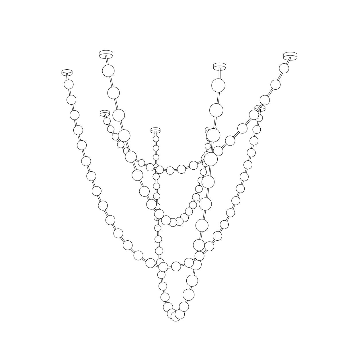 Celestial Strand Necklace Chandelier