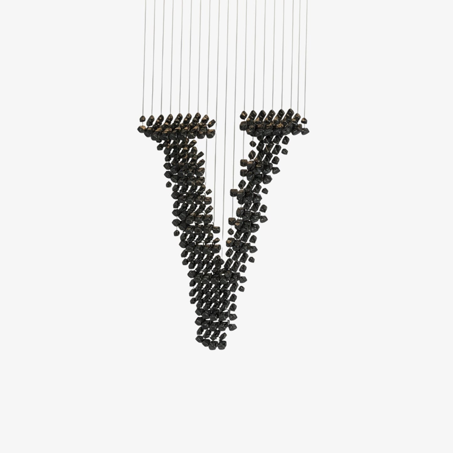 Charcoal Concept Statement Chandelier