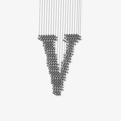 Charcoal Concept Statement Chandelier