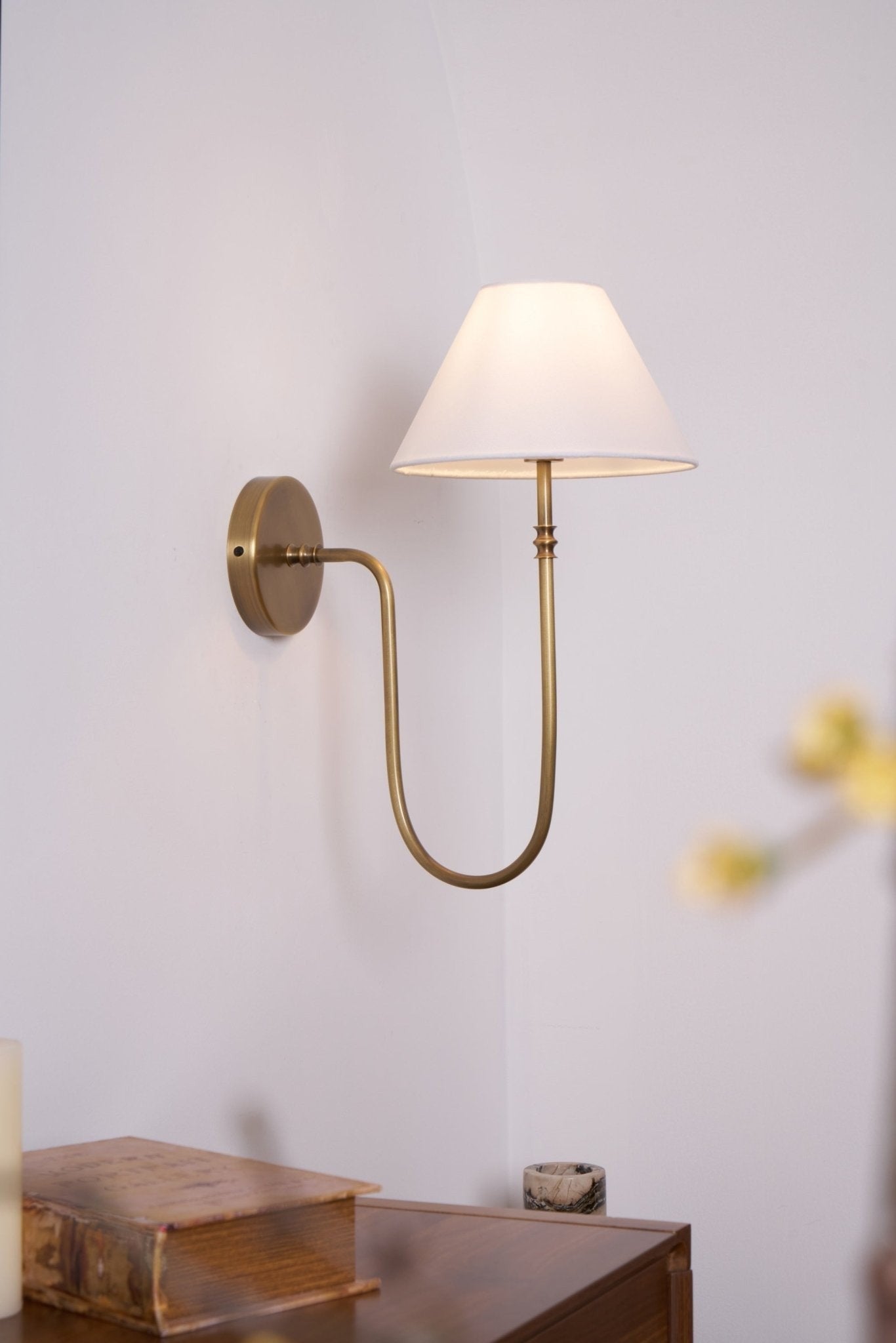Collins Classic Fabric Wall Sconce