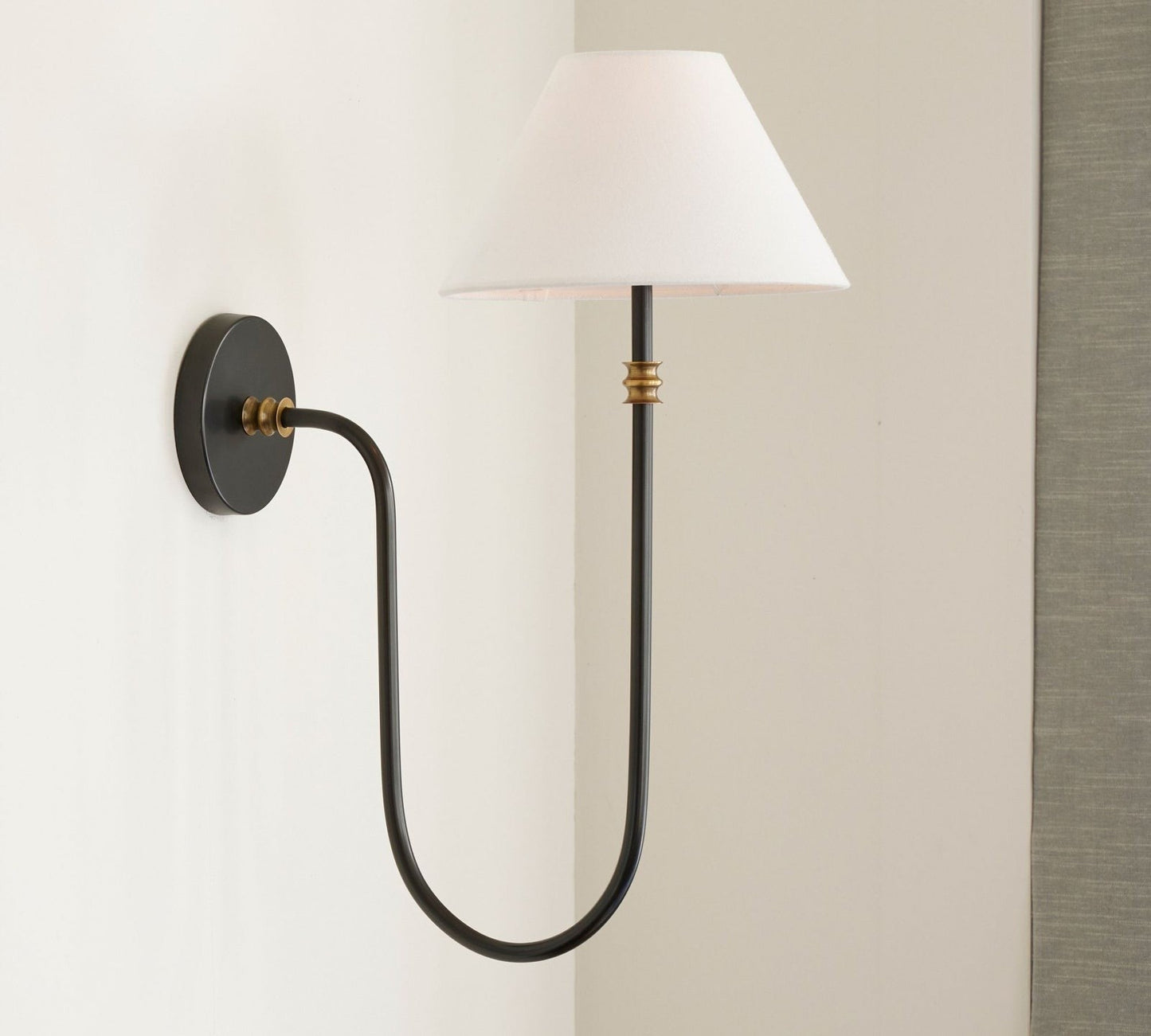 Collins Classic Fabric Wall Sconce
