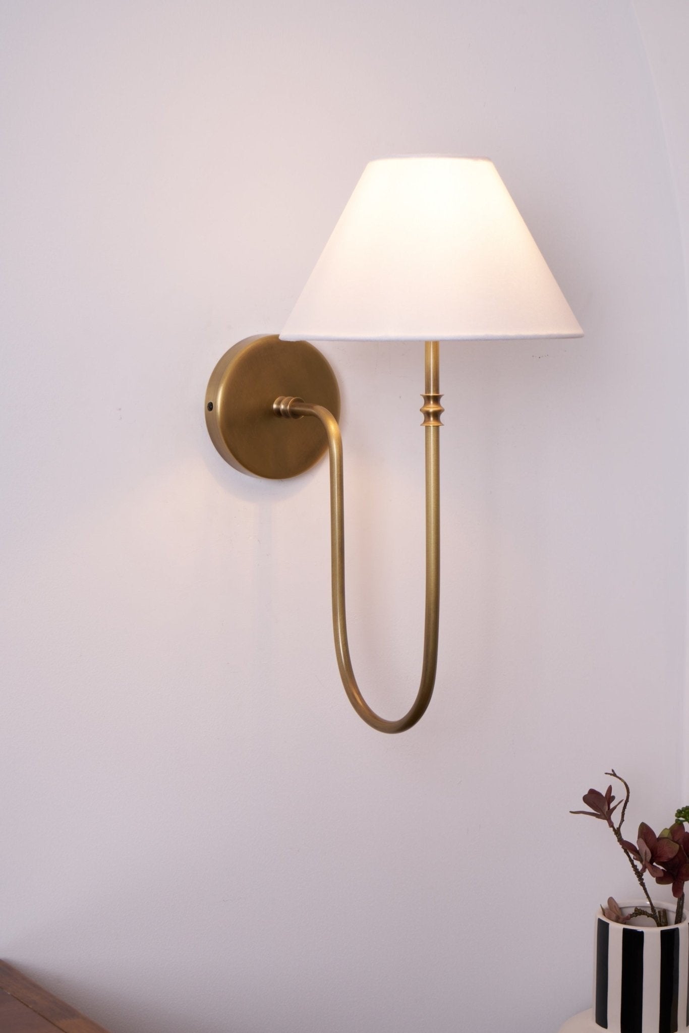 Collins Classic Fabric Wall Sconce