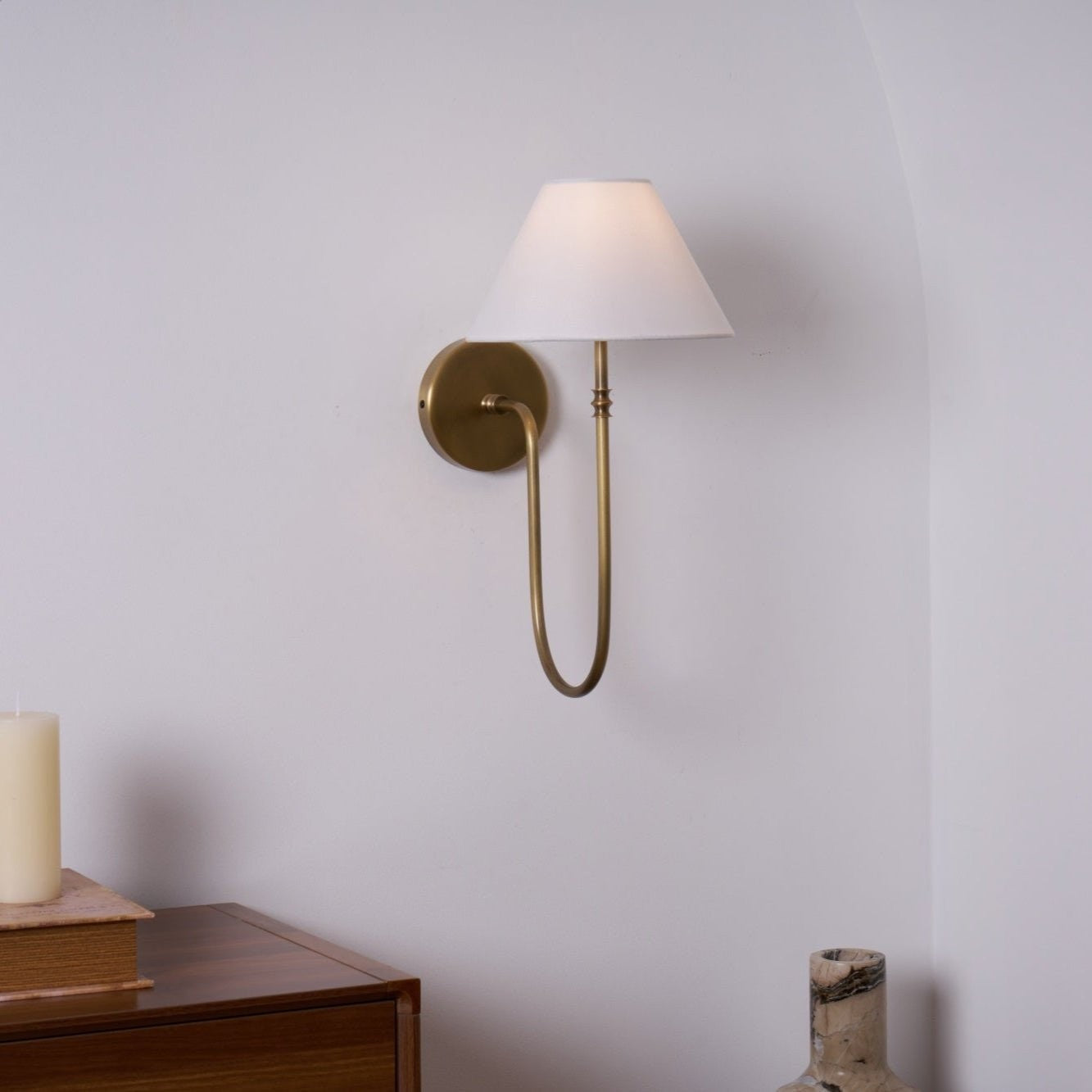 Collins Classic Fabric Wall Sconce