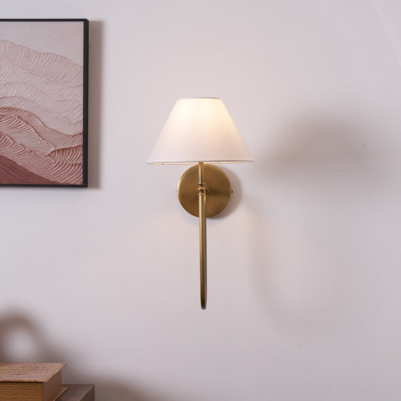 Collins Classic Fabric Wall Sconce