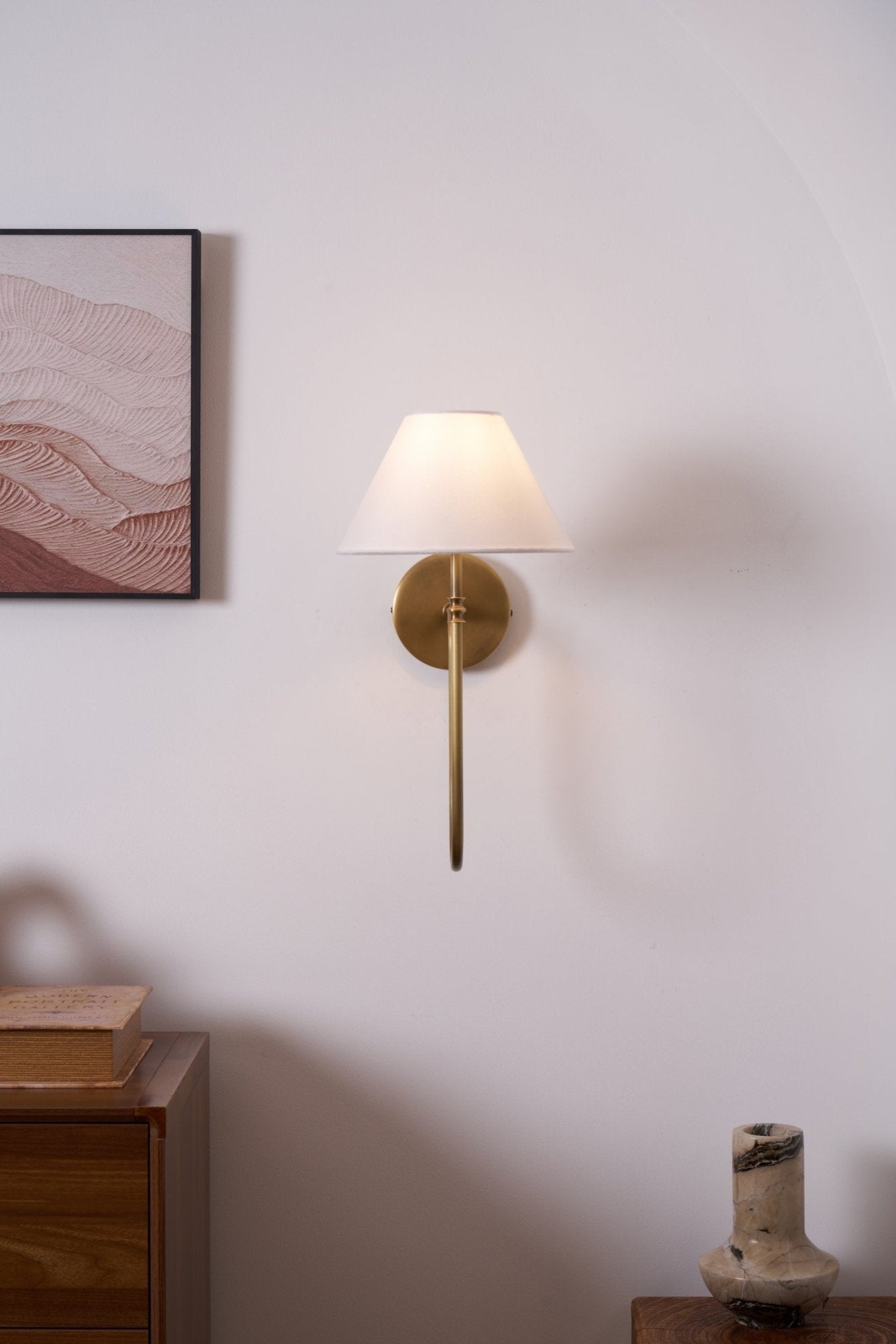 Collins Classic Fabric Wall Sconce