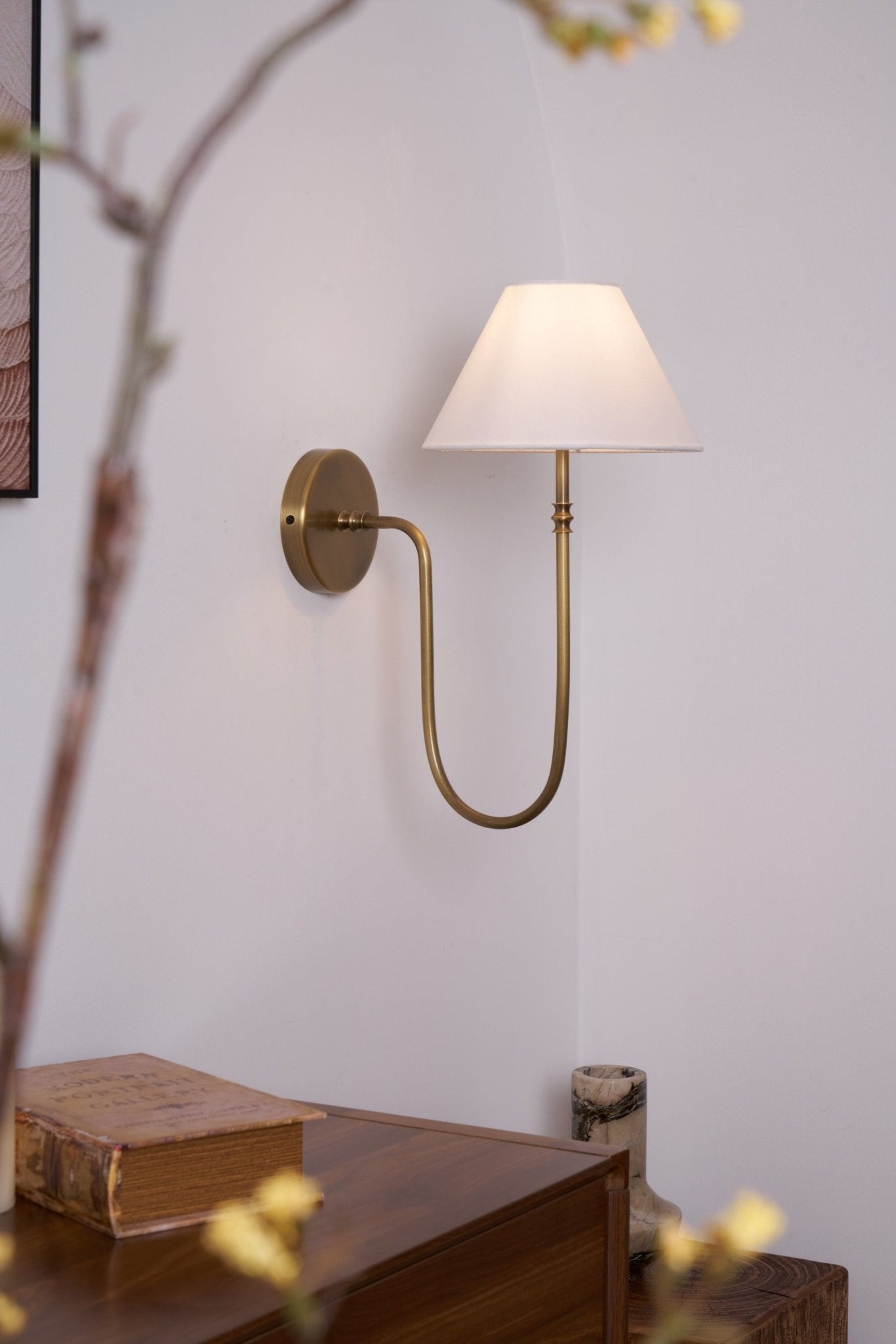 Collins Classic Fabric Wall Sconce