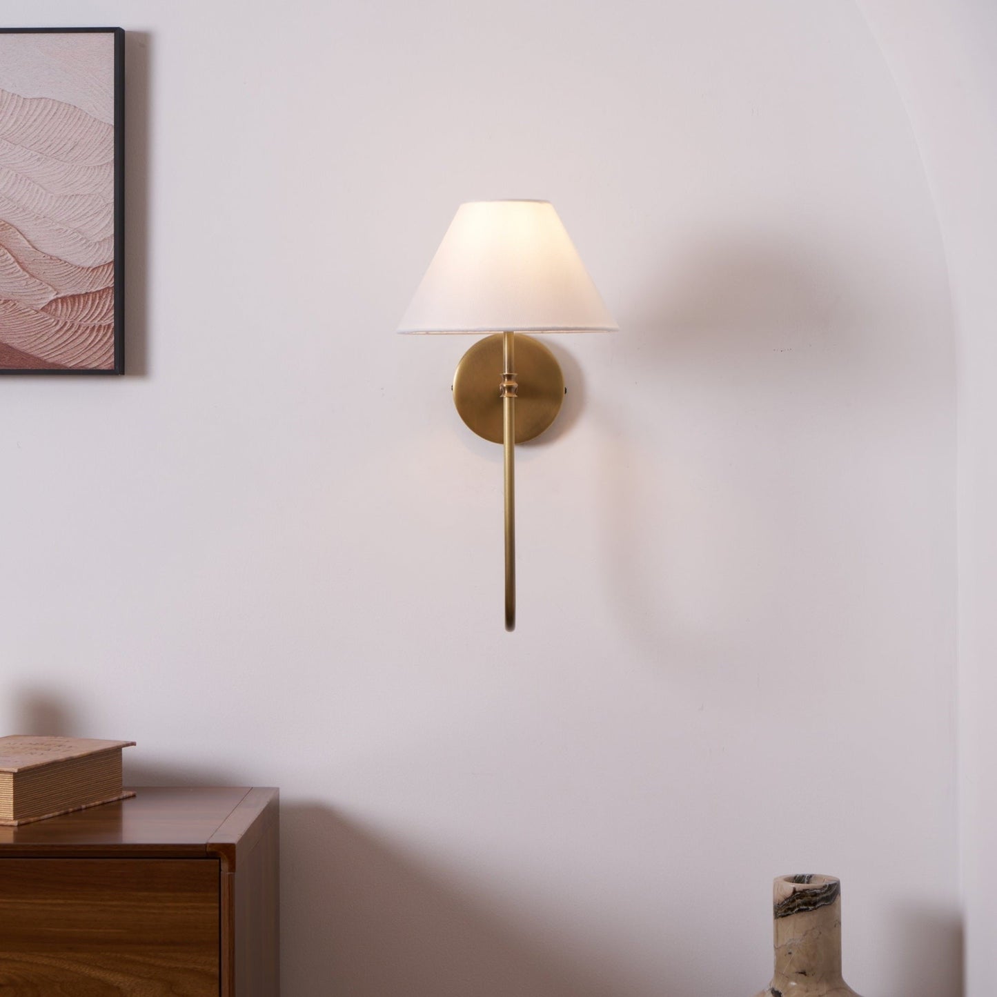 Collins Classic Fabric Wall Sconce