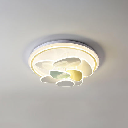 Colorful Cloud Round Ceiling Light