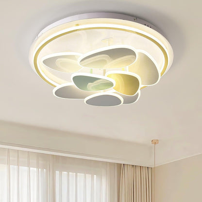 Colorful Cloud Round Ceiling Light