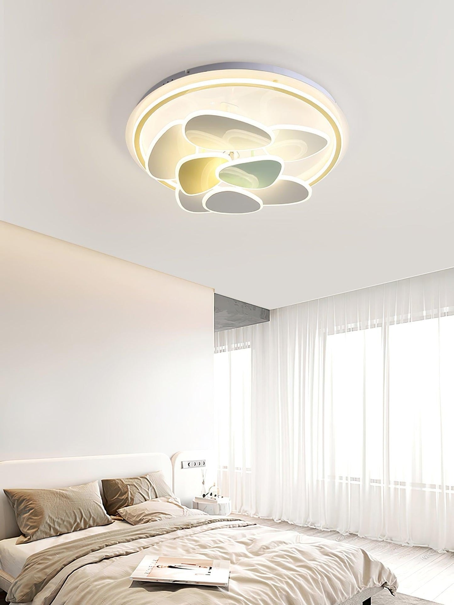 Colorful Cloud Round Ceiling Light