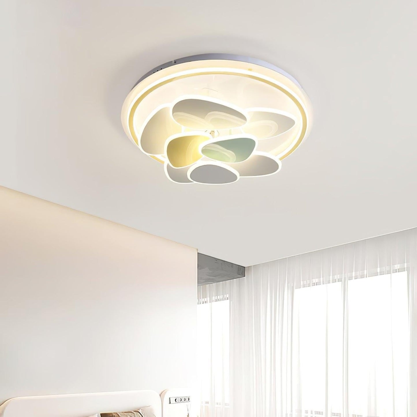 Colorful Cloud Round Ceiling Light