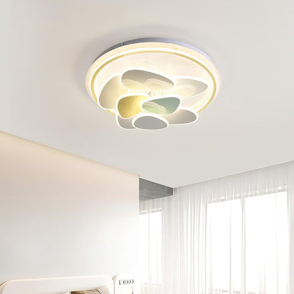 Colorful Cloud Round Ceiling Light