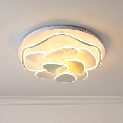 Colorful Cloud Round Ceiling Light