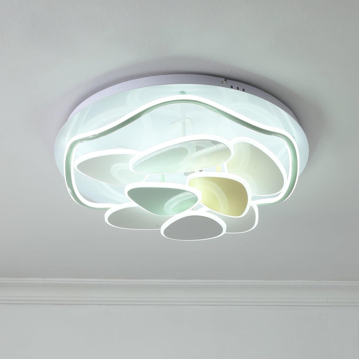 Colorful Cloud Round Ceiling Light