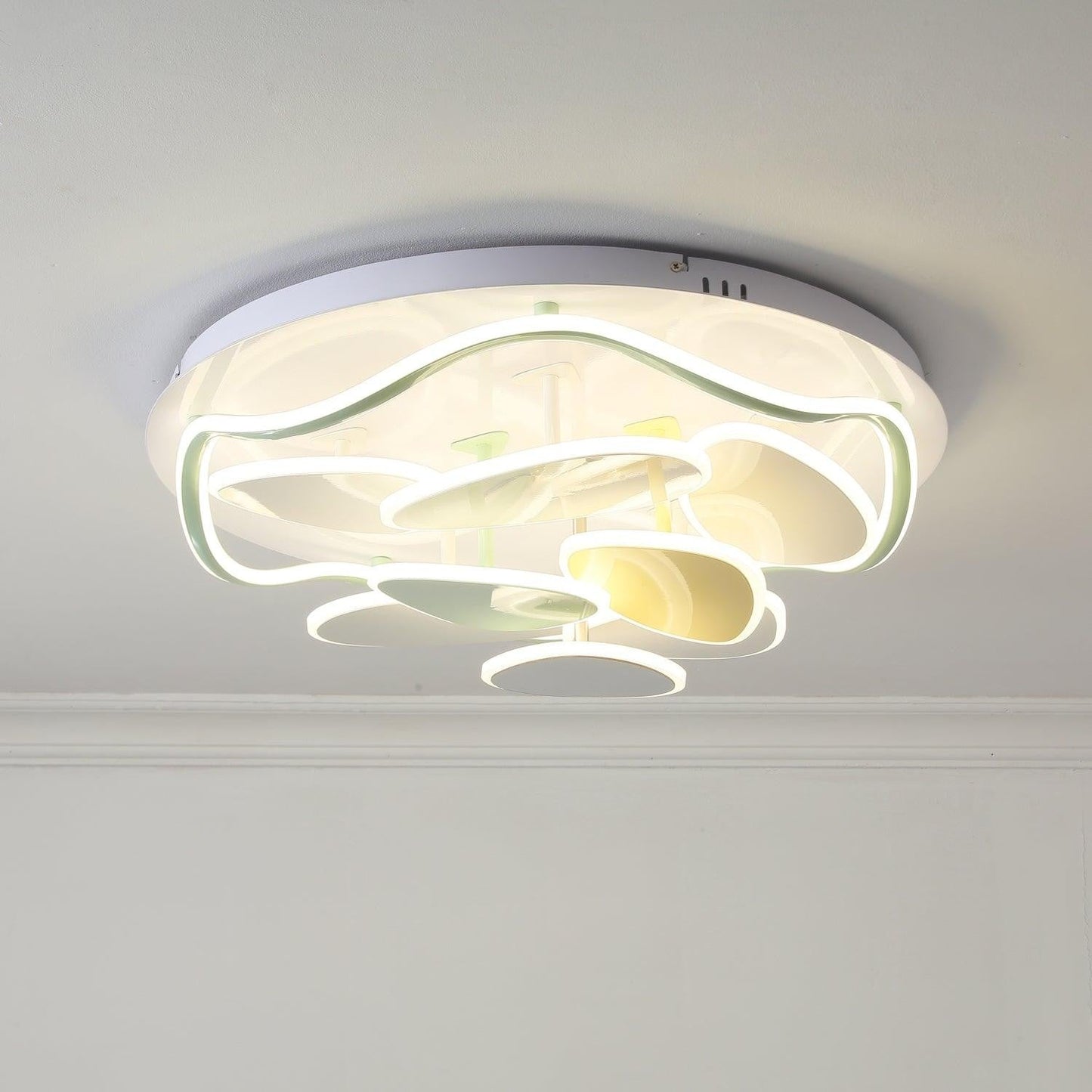 Colorful Cloud Round Ceiling Light