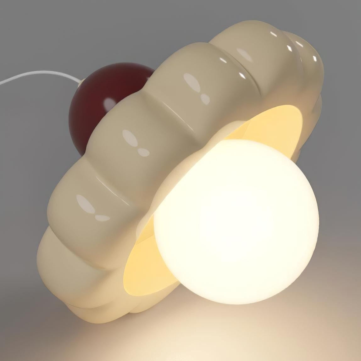 Cream Cloud Woven Pendant Light