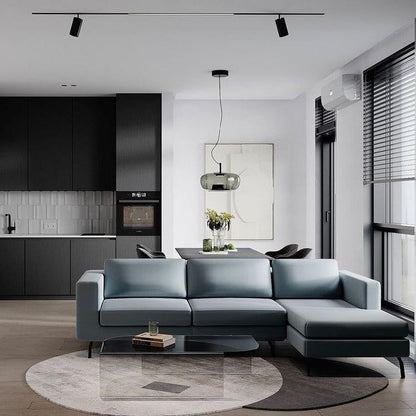 Doppelte Sculptural Glass Pendant Light