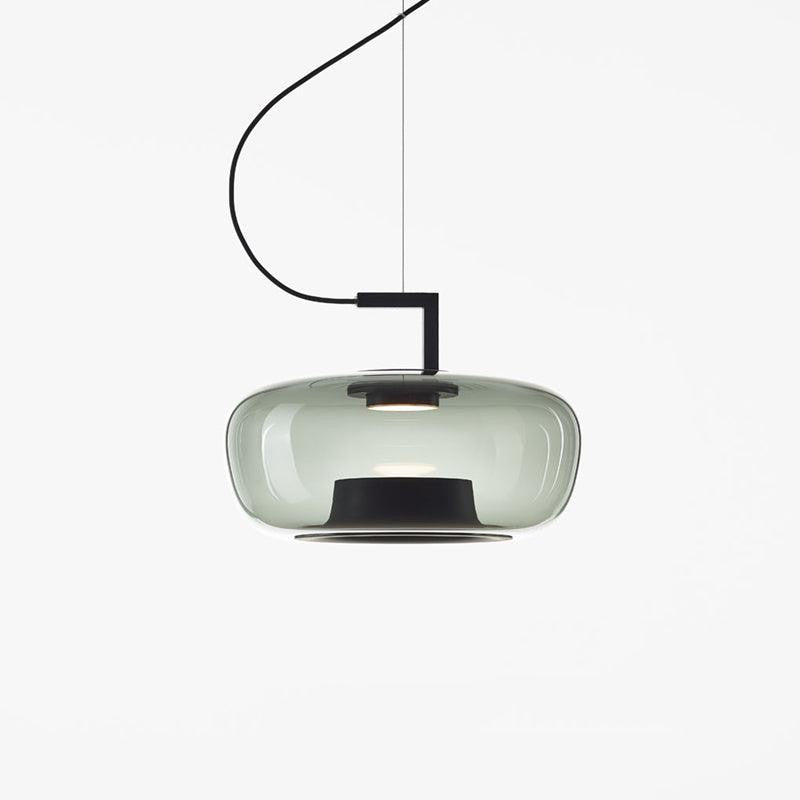 Doppelte Sculptural Glass Pendant Light