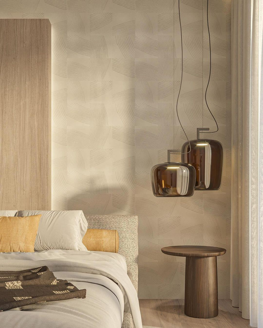 Doppelte Sculptural Glass Pendant Light