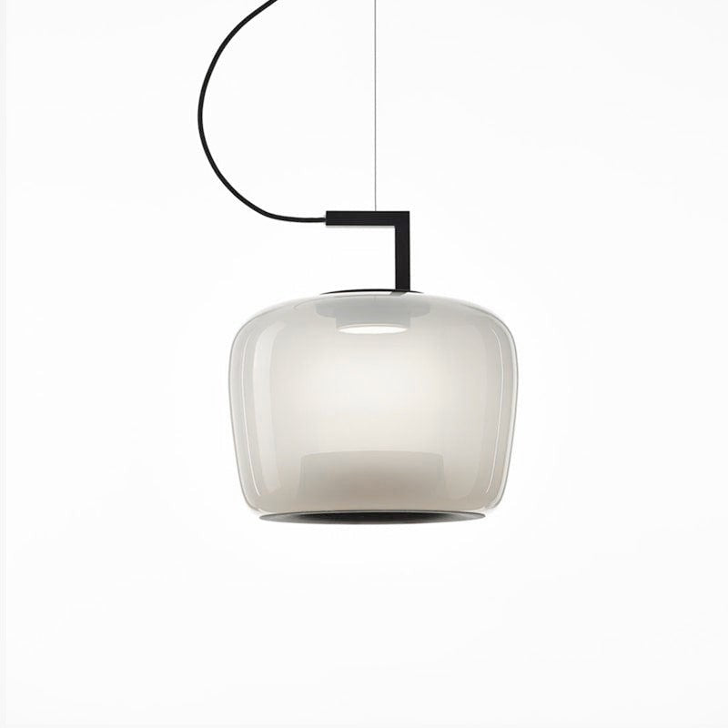 Doppelte Sculptural Glass Pendant Light