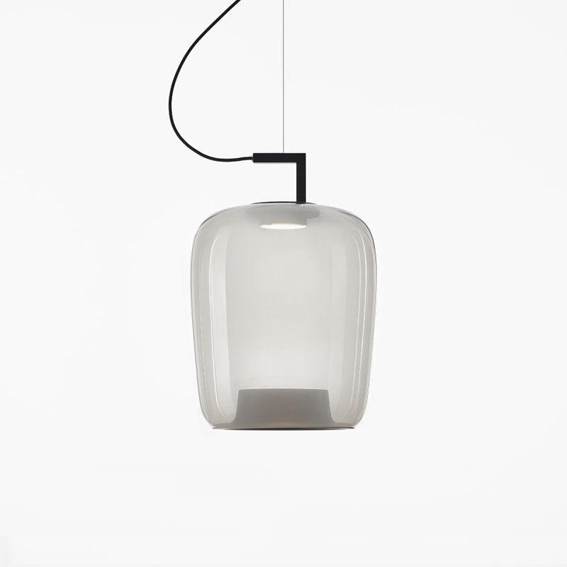 Doppelte Sculptural Glass Pendant Light