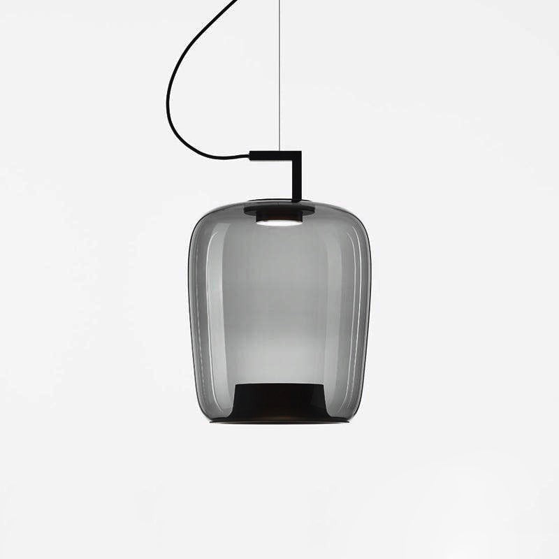 Doppelte Sculptural Glass Pendant Light