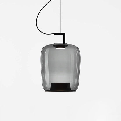 Doppelte Sculptural Glass Pendant Light