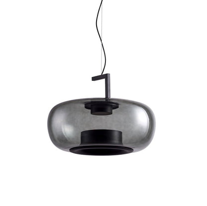 Doppelte Sculptural Glass Pendant Light