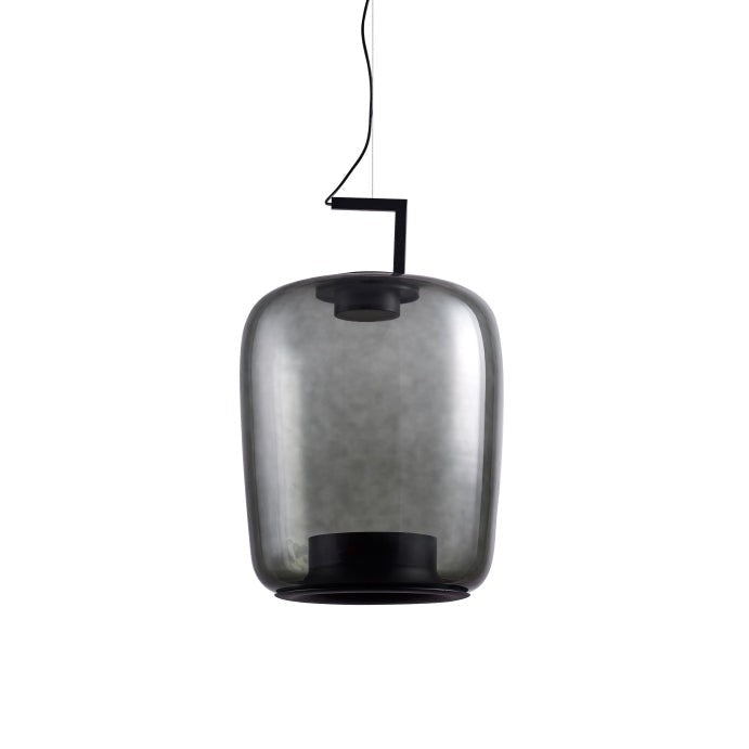 Doppelte Sculptural Glass Pendant Light