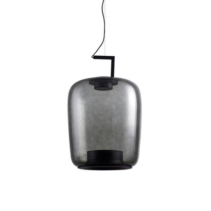 Doppelte Sculptural Glass Pendant Light