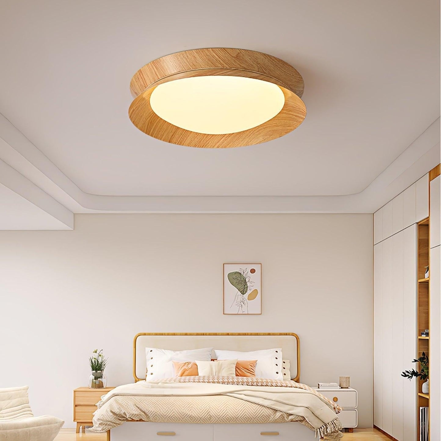 Double Half Moon LED Ceiling Light